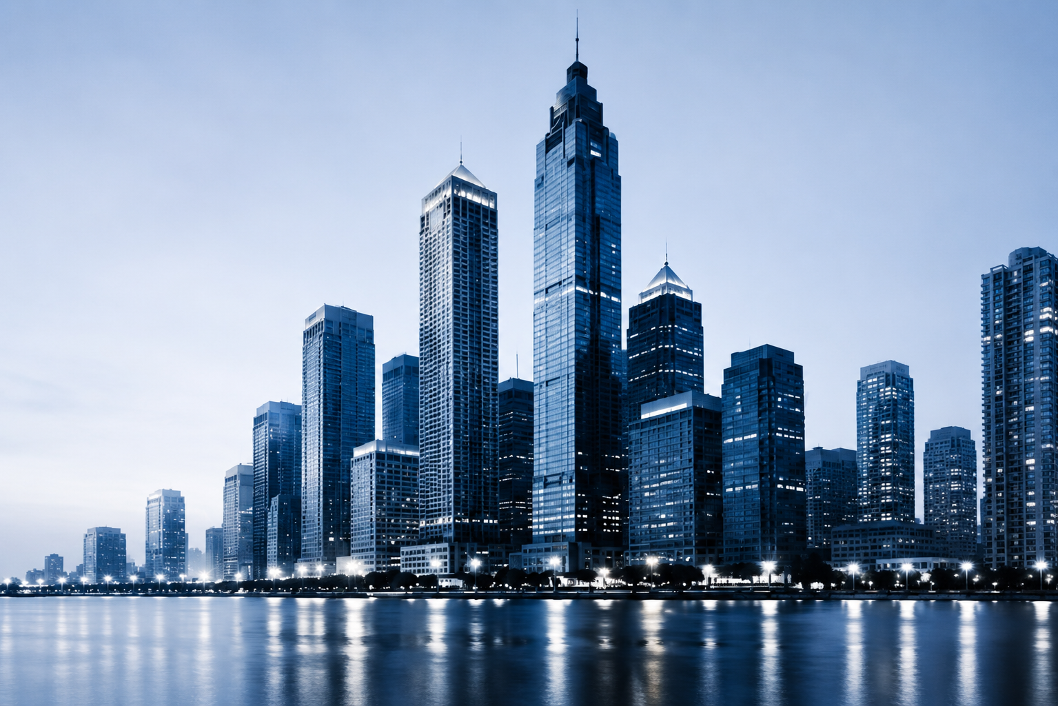 Modern city skyline